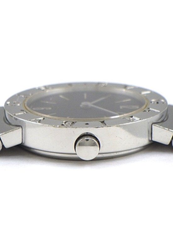 Bvlgari Watch Date Black Dial SS Quartz Analog main image 9